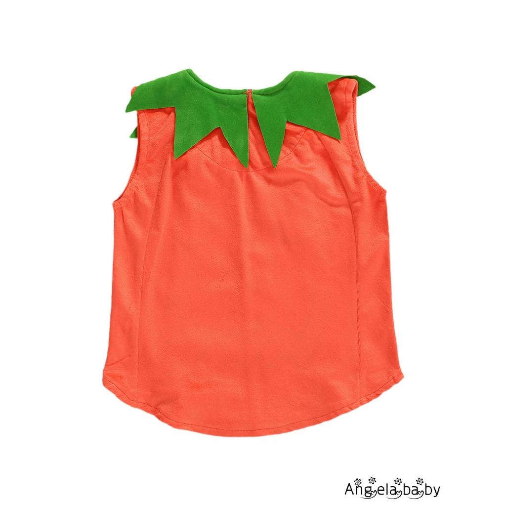 Áo Thun Cộc Tay In Hình Quả Bí Ngô Halloween 2020 Cho Bé Từ 2-7 Tuổi
