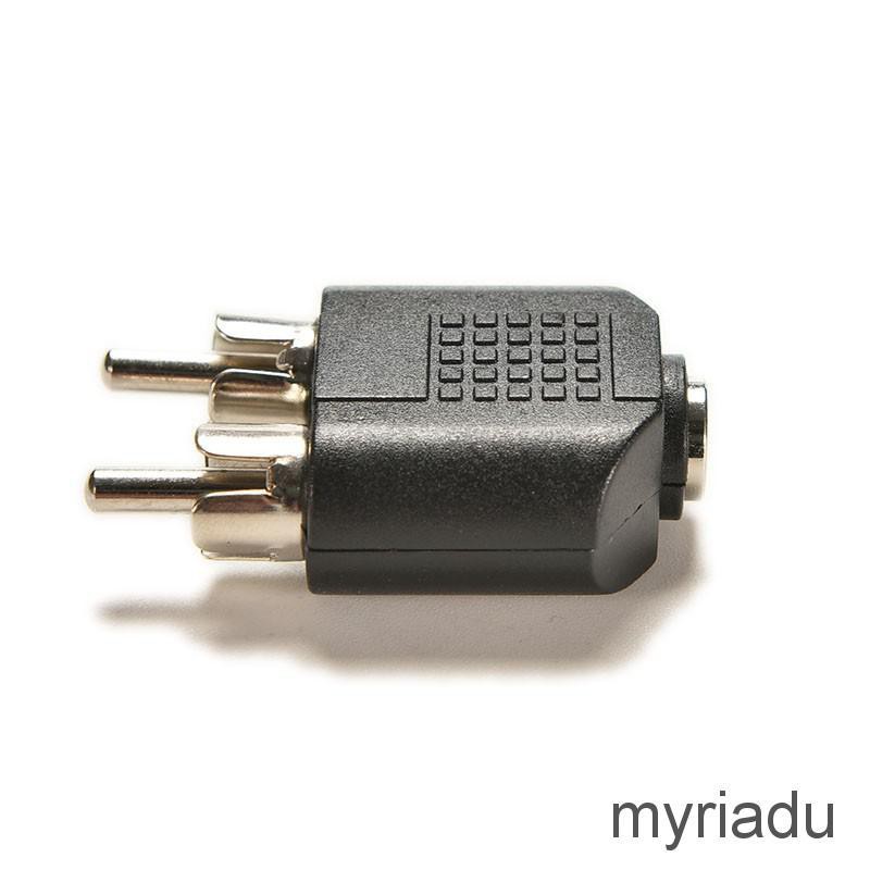 Cáp Âm Thanh Chuyển Đổi 3.5mm Sang 2 Rca Chuyên Dụng