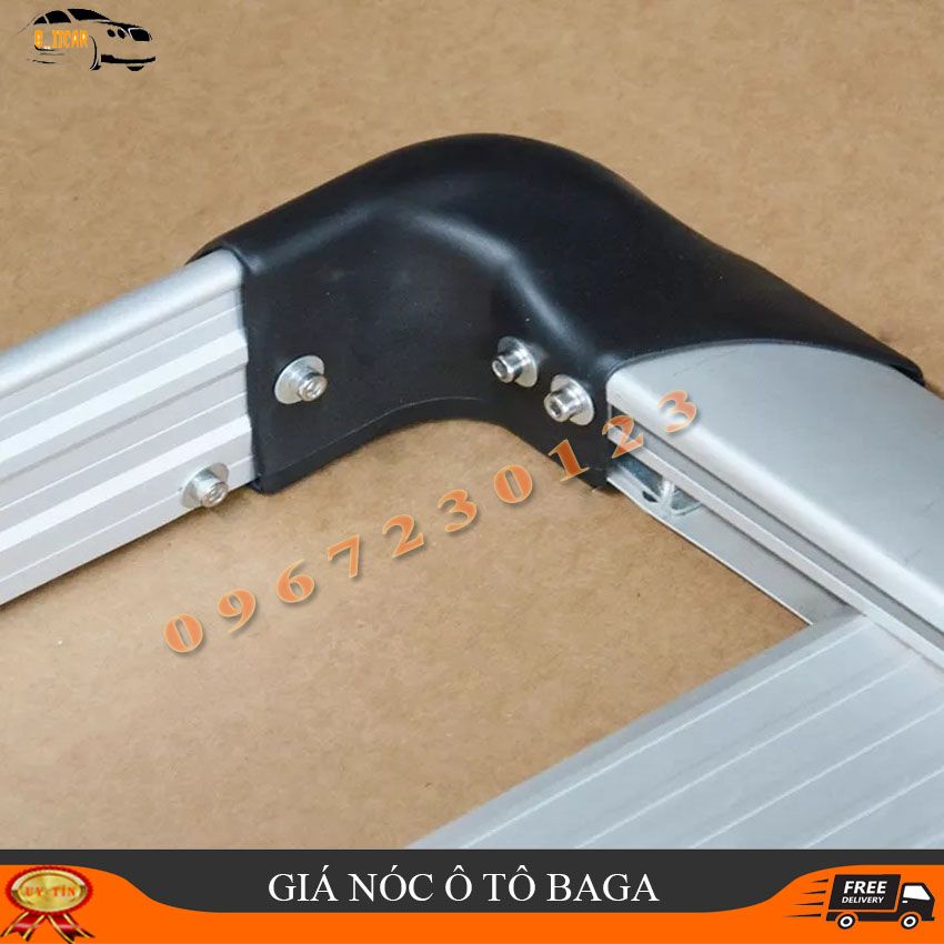Giá Nóc Ô Tô Baga Vuông Chở Hàng Xe 5 chỗ Matiz, Spark, Fadil