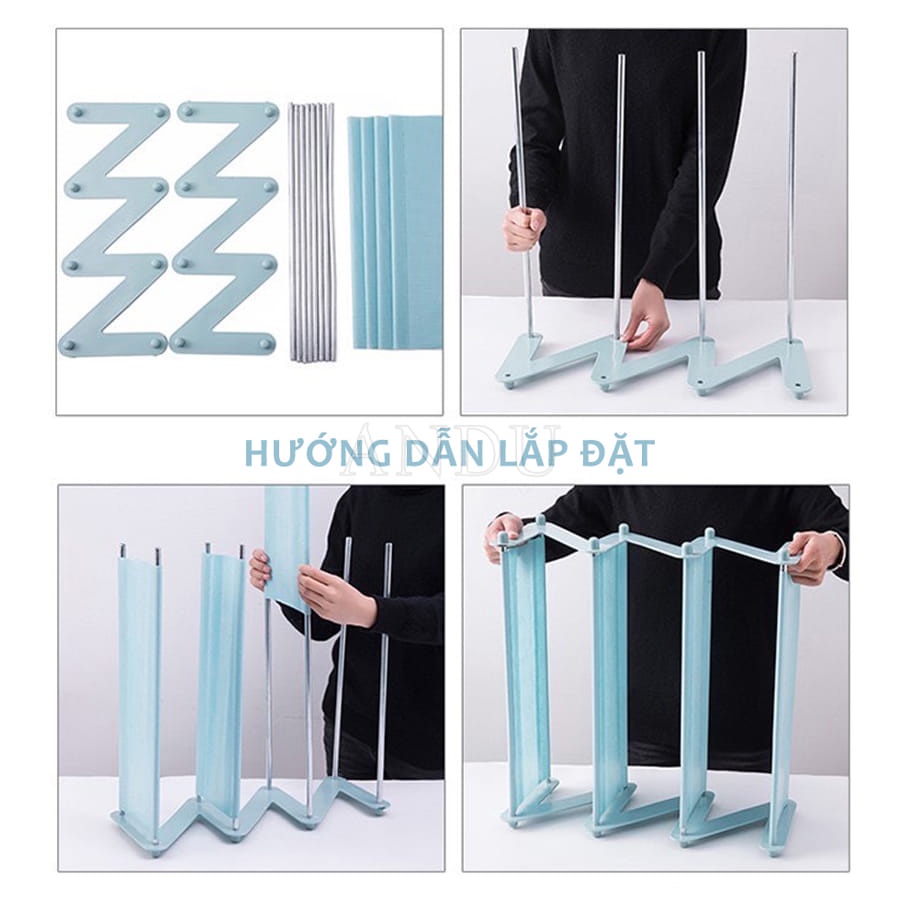 Kệ 4 Tầng Hình Chữ Z Để Sách Vỡ, Giày Dép, Vật Dụng Đa Năng Tiện Lợi Cho Gia Đình Bạn