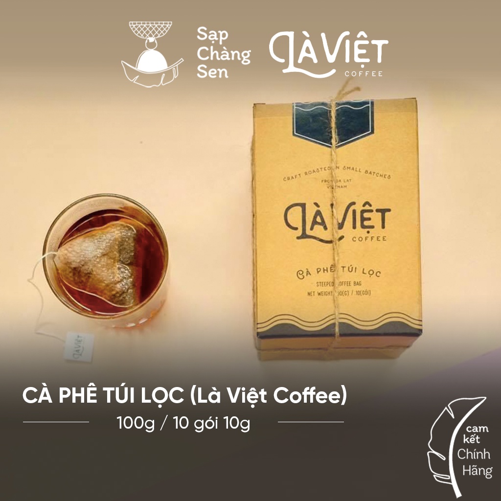 Cà phê phin giấy / túi lọc (Là Việt Coffee) - 100g