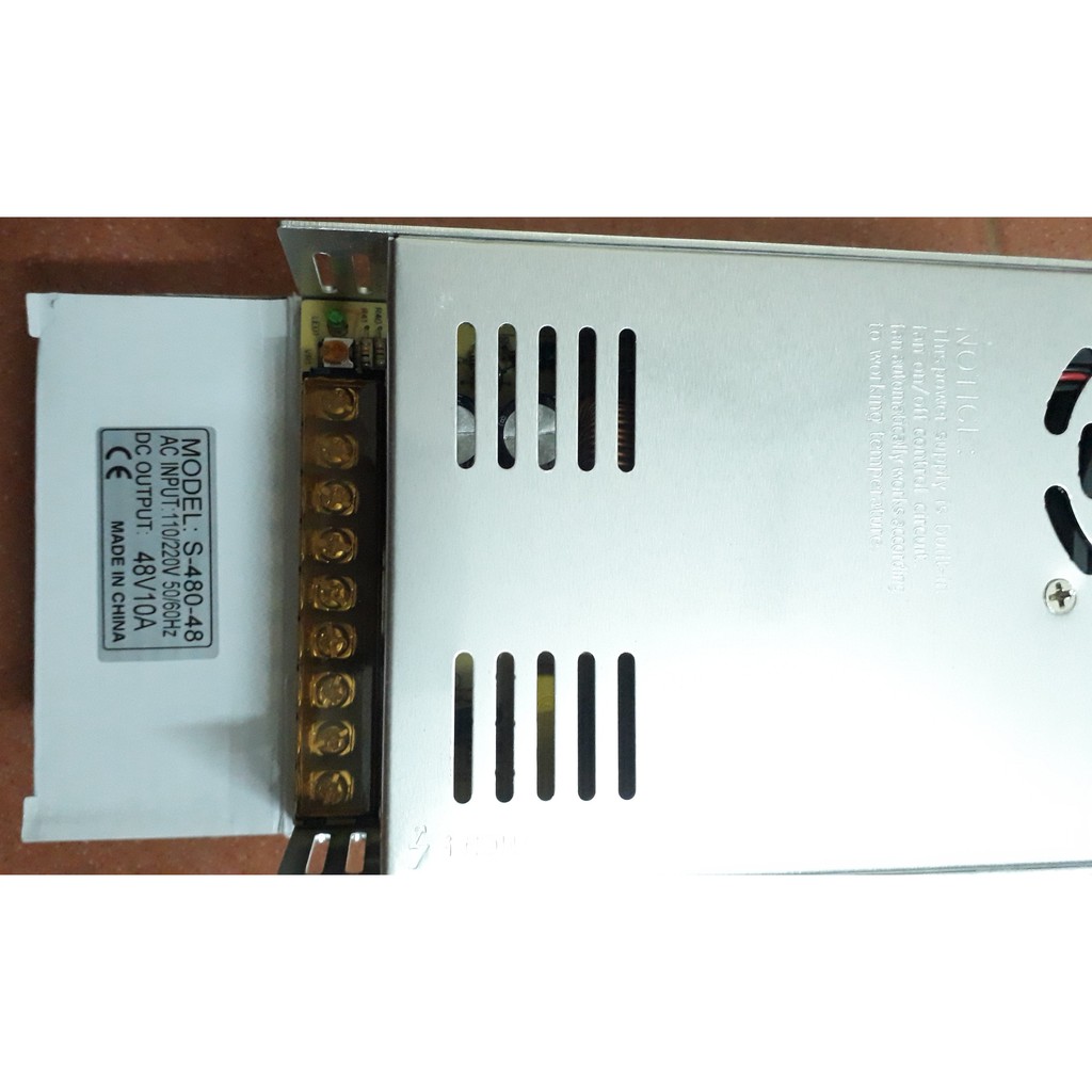 Nguồn tổng 48V 10A main to có quạt loại tốt. 48V10A. 48V-10A