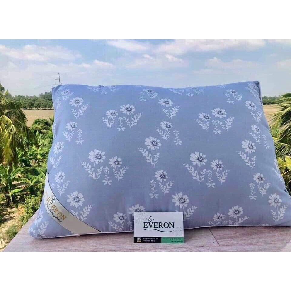 Bộ 2 Ruột Gối Hơi Everon Cao Cấp Kích Thước 45 x 65cm Có Khóa Kéo