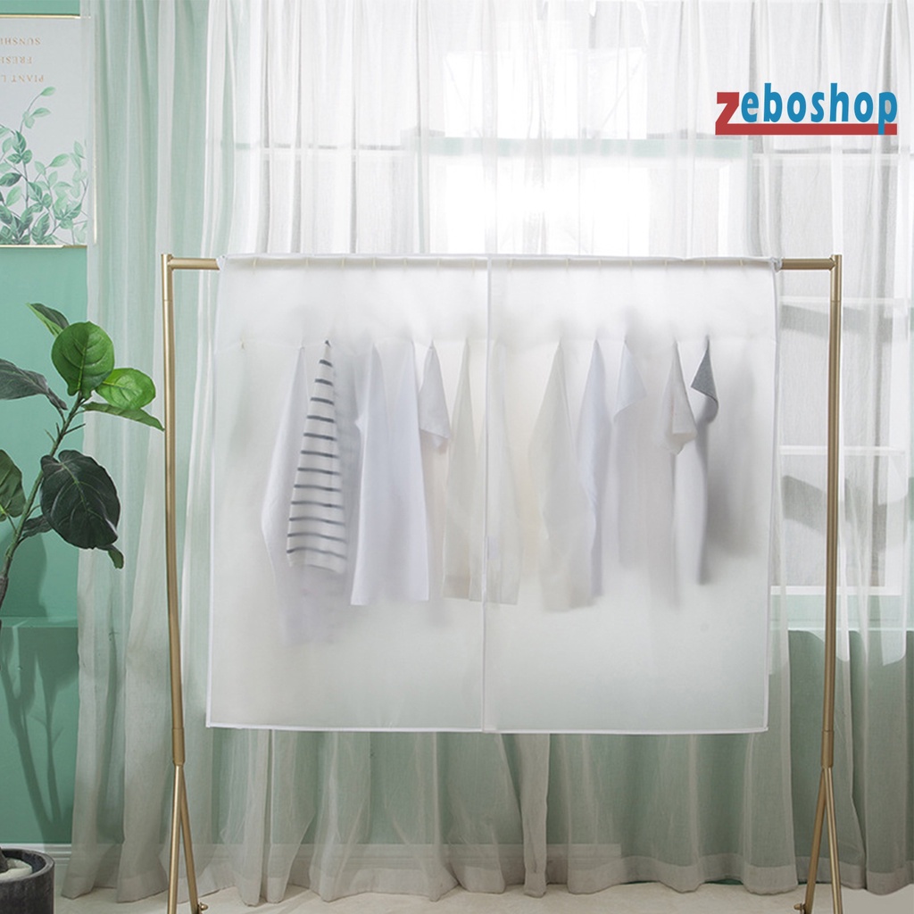 Tấm Phủ Tủ Quần Áo Bằng PEVA Trong Suốt Chống Bụi Tiện Dụng Cho Phòng Ngủ