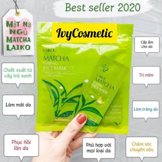 Mặt Nạ Ngủ Matcha Nội Địa Trung ( túi 15 gói)