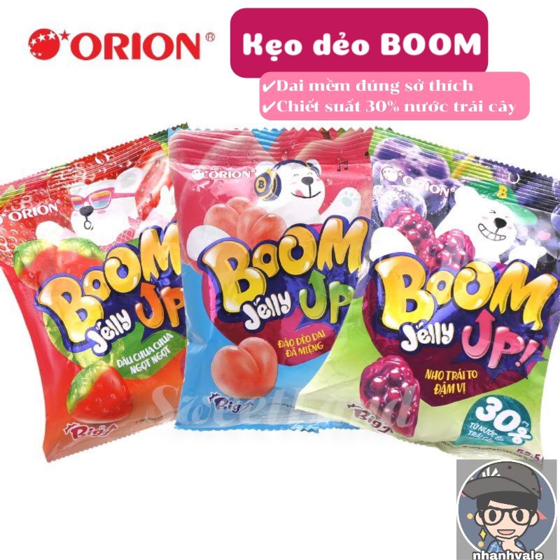 Kẹo dẻo boom orion 25g chiết suất 30% nước ép trái cây - ảnh sản phẩm 1