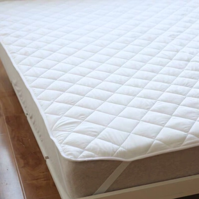 Tấm lót bảo vệ đệm cotton cao cấp chống bẩn chống bụi chuyên dùng cho khách sạn homestay sang trọng lịch sự