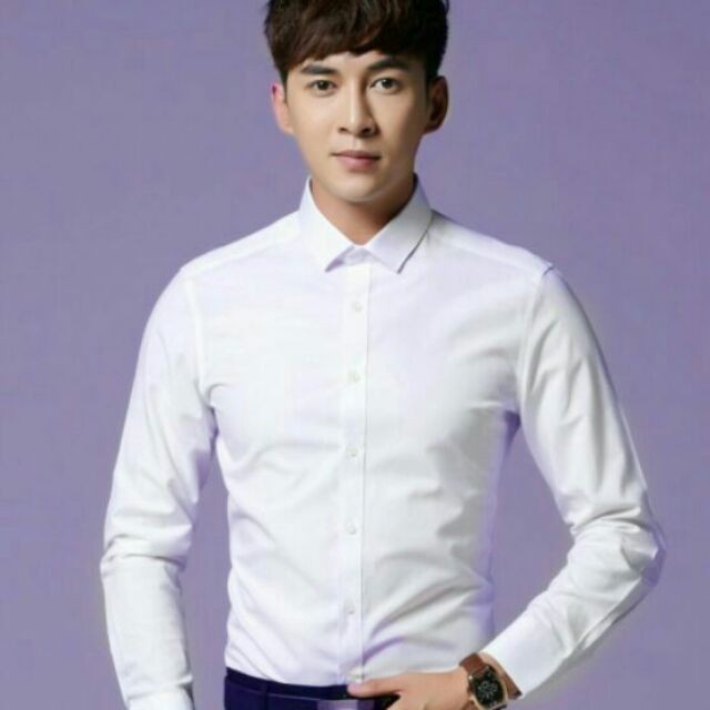 Áo sơ mi Nam dài tay màu xanh đen | BigBuy360 - bigbuy360.vn