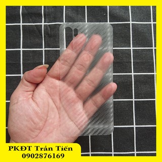 Miếng dán lưng vân Carbon Vsmart Active 3, Vsmart Star 3