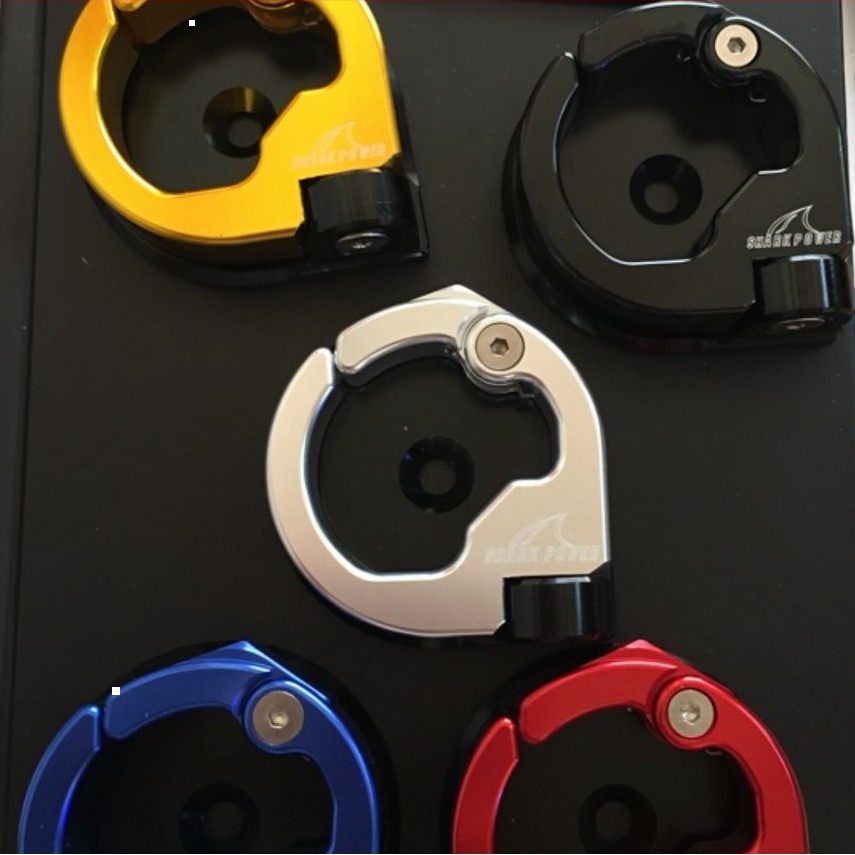 Móc treo đồ gắn Vario, Click các dòng Shark. móc CNC nhôm kiểu tròn