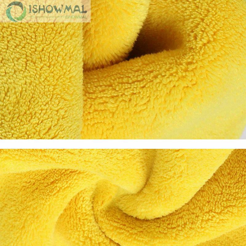 Khăn Lau Xe Hơi Mềm Mại Màu Vàng