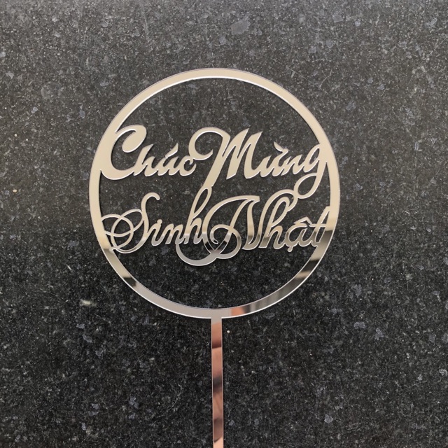 Combo 10 Cổng Cẳm Mica Trang Trí Bánh Kem