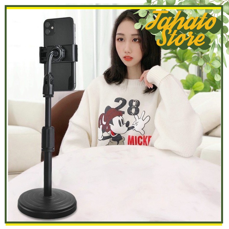 Giá Đỡ, Kẹp Điện Thoại, Ipad Kéo Dài 38Cm Để Bàn Xem Phim, Chụp Hình Đa Năng Xoay 360 Độ Chuyên Dụng
