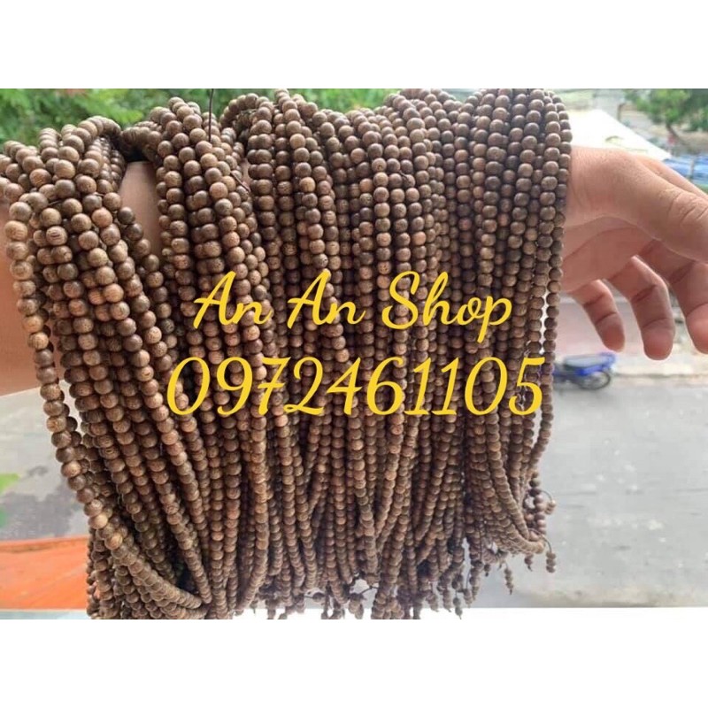 VÒNG TAY TRẦM HƯƠNG tràng 108 hạt 6ly GIÁ TẬN XƯỞNG