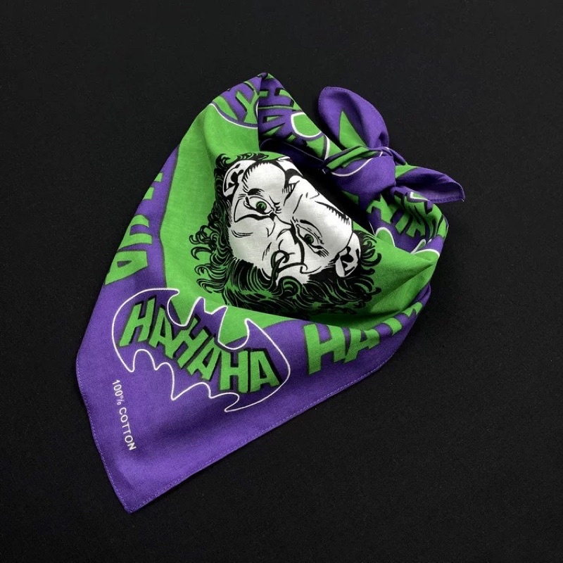 Khăn bandana hình chú hề size 54x54cm