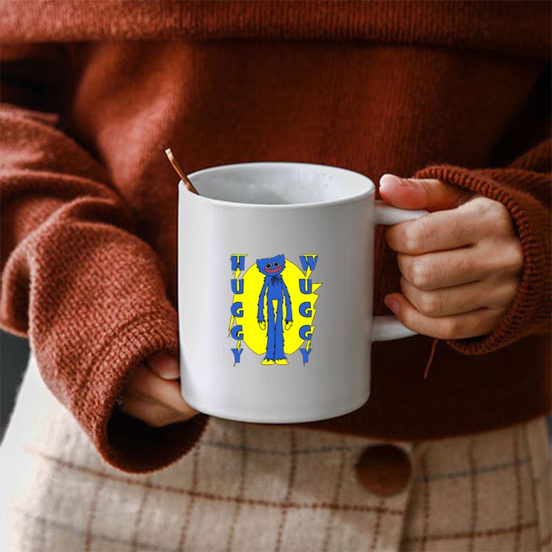 Cốc sứ trắng game POPPY PLAYTIME in hình anime chibi tiện lợi thời trang quà tặng