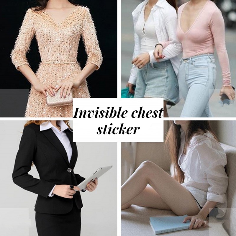 Miếng dán ngực silicone tự dính vô hình có thể tái sử dụng cho nữ