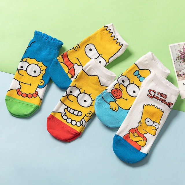 TẤT, VỚ HOẠT HÌNH SIMPSON NGẮN