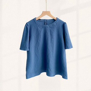 Olv - áo naomi top in sky