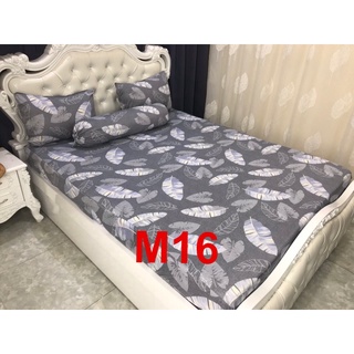 [GIÁ RẺ NHẤT] BỘ DRAP THUN LẠNH HÀN QUỐC MẪU LÁ 4 MÓN