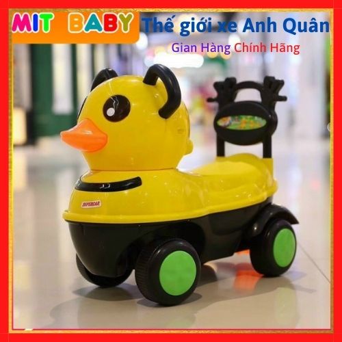 Xe chòi chân cho bé hình vịt + hình thú có nhạc