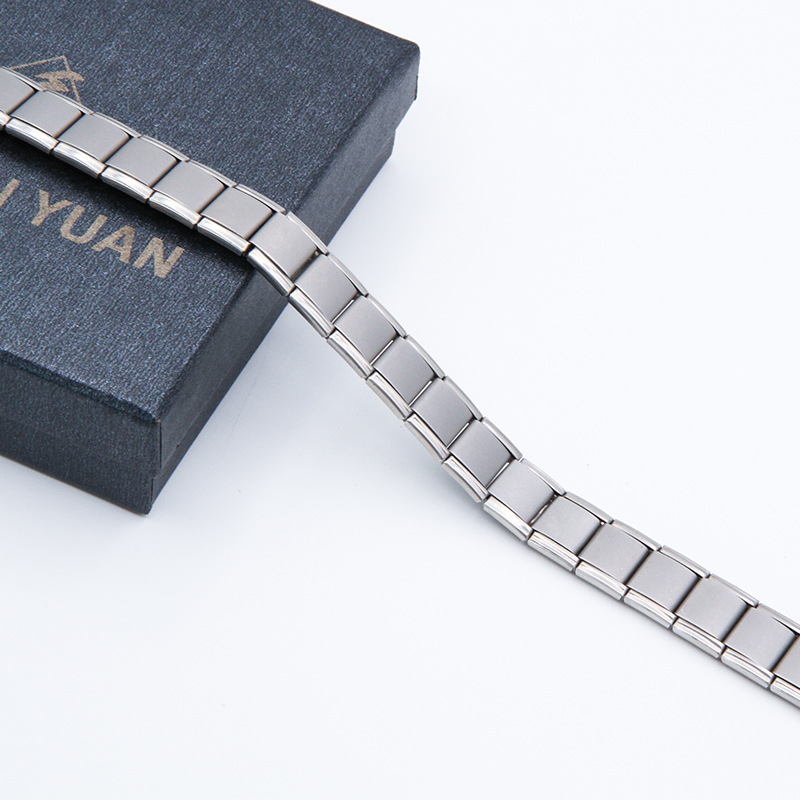Vòng tay kim loại từ tính thời trang Unisex