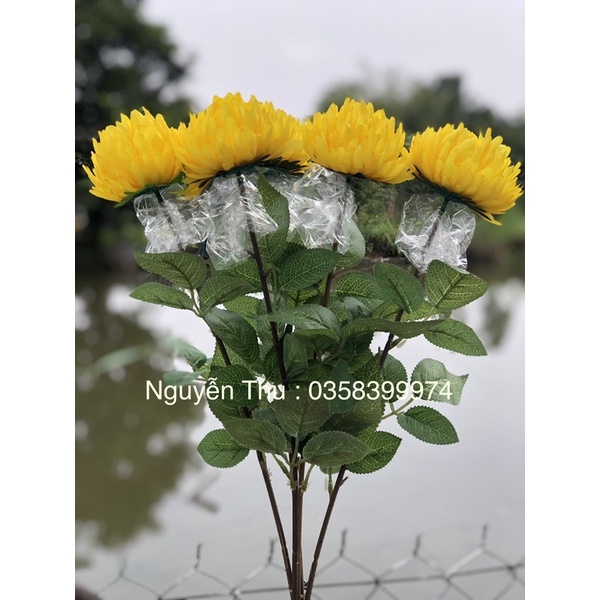 Hoa cúc giả - hoa cúc 1 bông