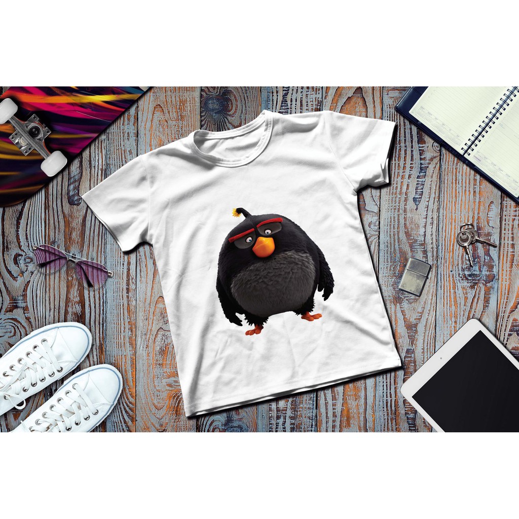 Áo thun in hình Angry Birds Bomb
