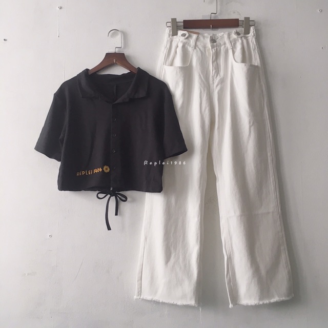[ẢNH THẬT ĐỘC QUYỀN REPLEI1986] Quần jeans ống suông 612