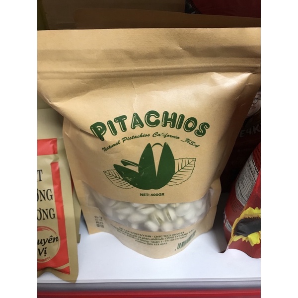 Hạt Dẻ Cười Pistachios sấy khô gói 400g