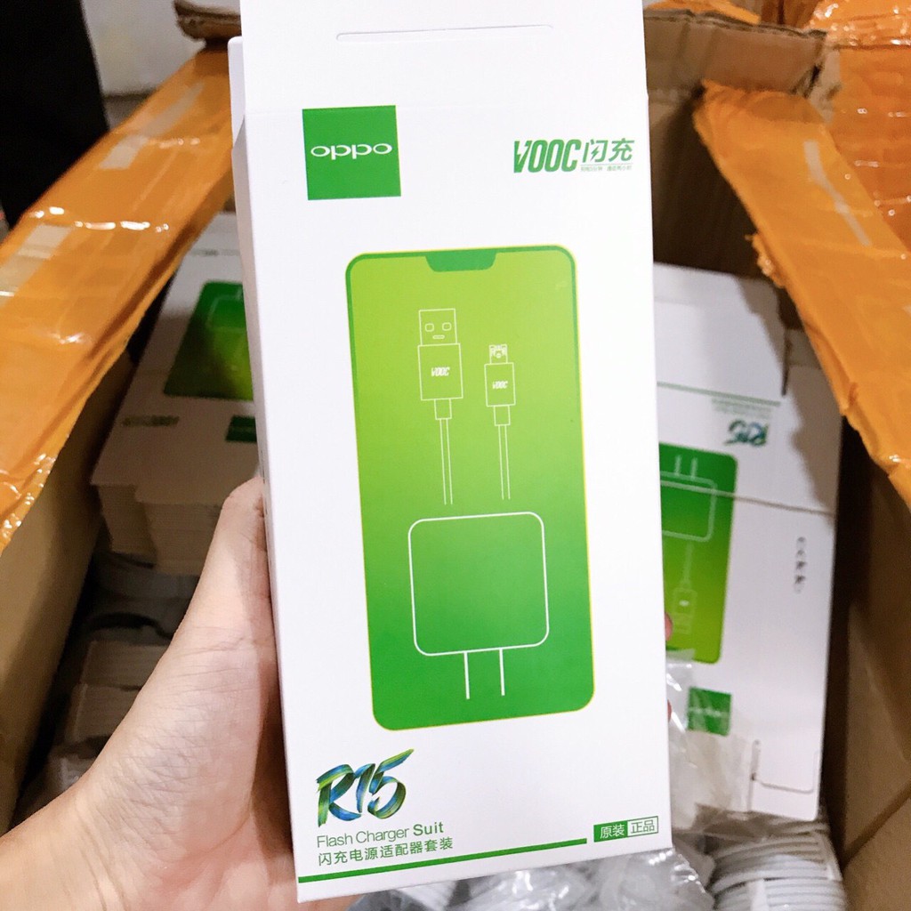 Bộ Sạc Nhanh VOOC 4.0 Chính Hãng OPPO - Giá Tốt 1 Đổi 1.