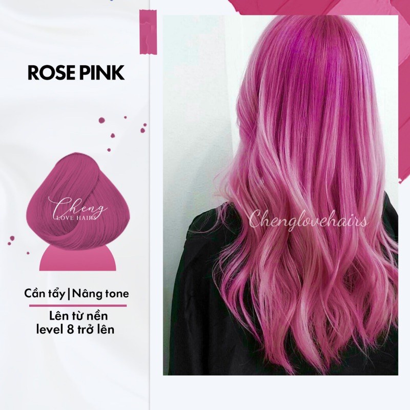 Thuốc nhuộm tóc ROSE PINK
