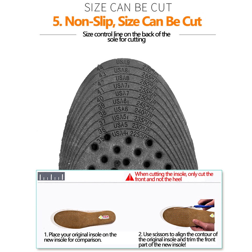 1 Cặp Miếng Lót Giày Từ PVC Trong Suốt Tăng Chiều Cao Thoáng Khí Chống Sốc Cho Nam Và Nữ