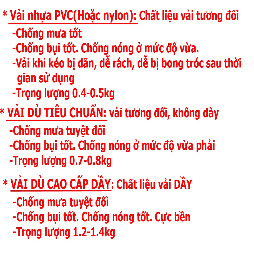Áo bạt phủ trùm xe máy Full Size- Cán Pu không bong tróc