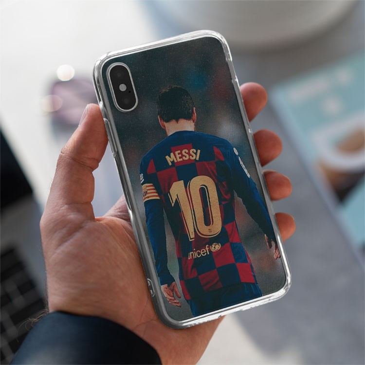 Ốp lưng cầu thủ Messi FB SPORT mờ ảo Ốp bóng đá Barcelona cho IP 5 đến IP 12 pro max BAR20210114