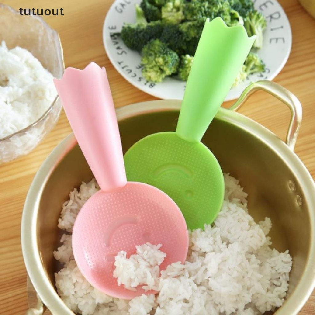 Muỗng Xới Cơm Hình Mặt Cười Dễ Thương