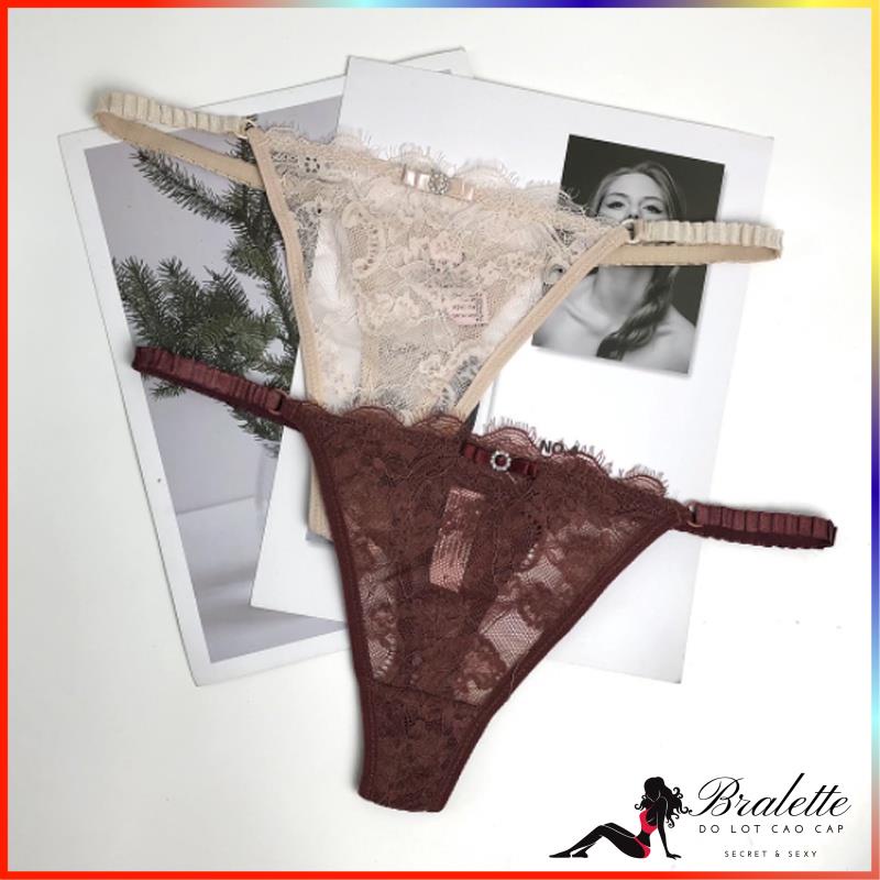 Quần Lót Nữ Quần Chíp Lọt Khe Brabikini Thiết Kế Ren Chun Hông SEXY GỢI CẢM 8001 | BigBuy360 - bigbuy360.vn