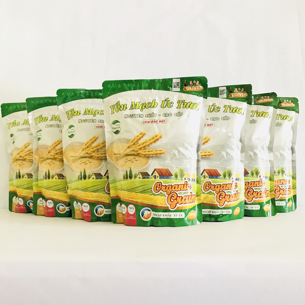 Yến mạch giảm cân tươi ăn liền cho bé ăn dặm, yến mạch giảm cân organic úc tươi cán vỡ 1000g ngon nguyên chất - YMO | BigBuy360 - bigbuy360.vn