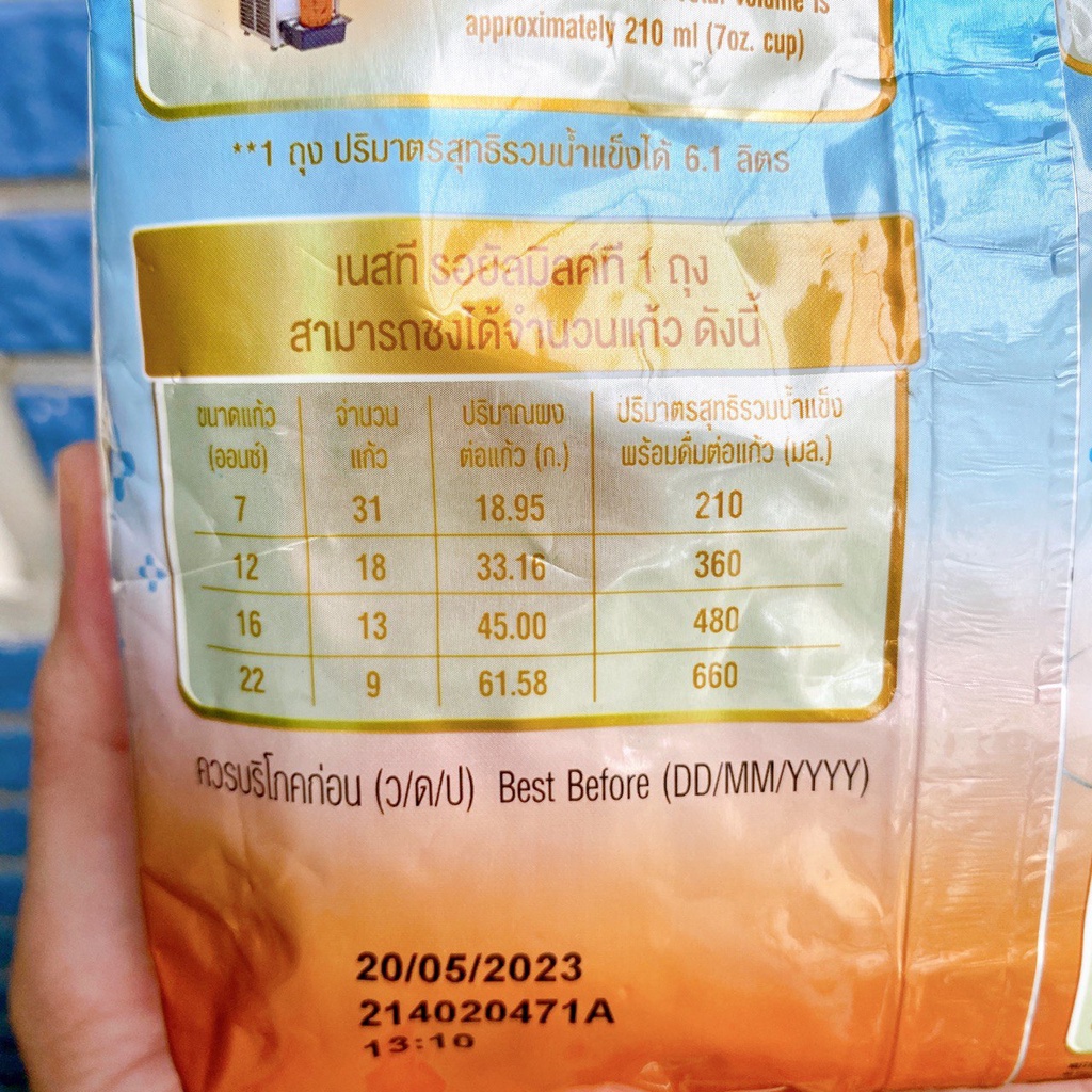 Bột Trà Sữa Thái Đỏ Hòa Tan Nestea
