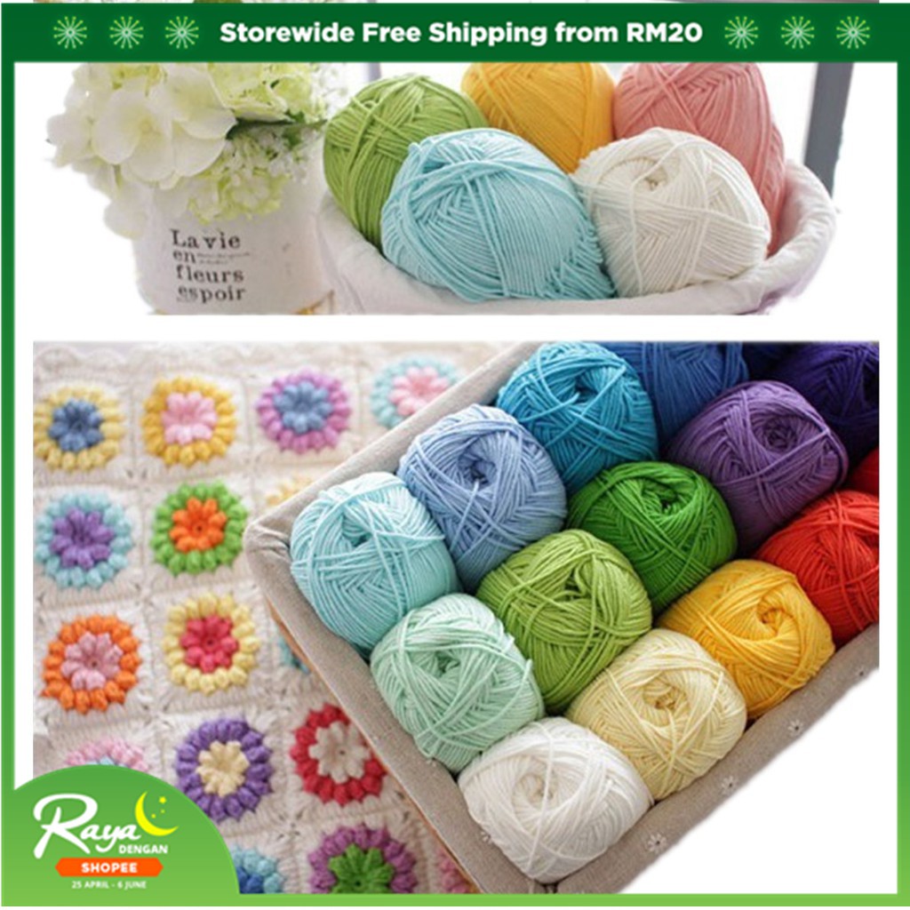 Cuộn Len Sợi Mềm 50g