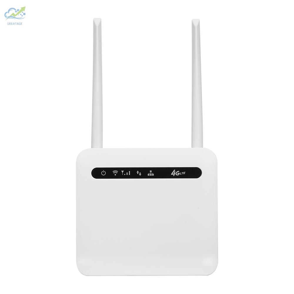 Thiết Bị Phát Sóng Wifi 4g Lte Công Suất 300mbps Với Khe Cắm Thẻ Sim