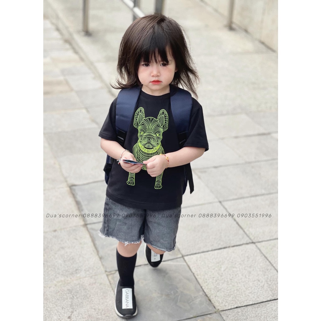 Áo thun cho bé life work green, áo thun trẻ em unisex , Áo thun mẹ và bé, TPKIDs