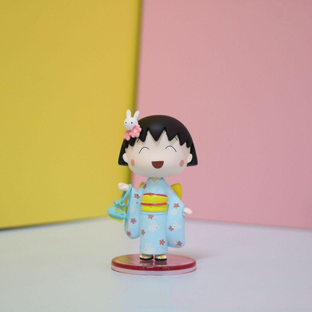 Set 6 Mô Hình Nhân Vật Phim Hoạt Hình Maruko Dễ Thương