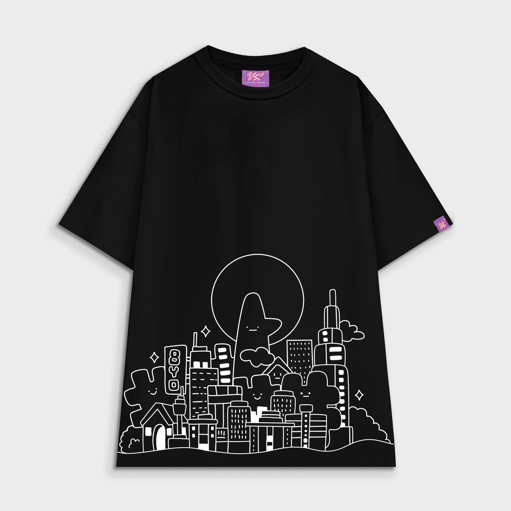 Áo thun 8YO Sài Gòn Tee ver2.0 - Đen