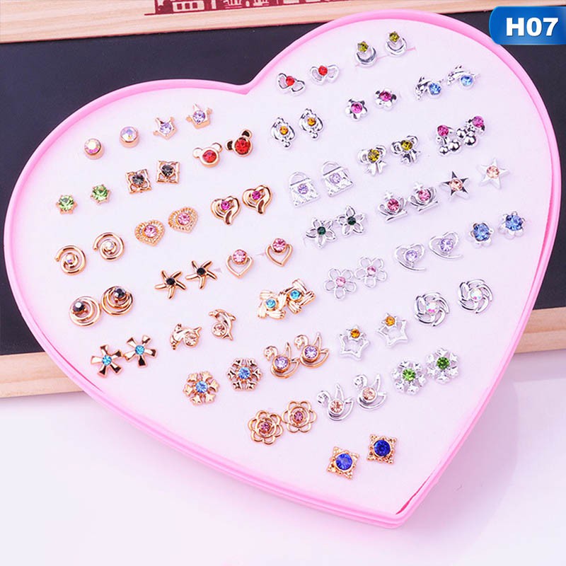 Set 36 cặp khuyên tai phong cách thời trang dành cho nữ