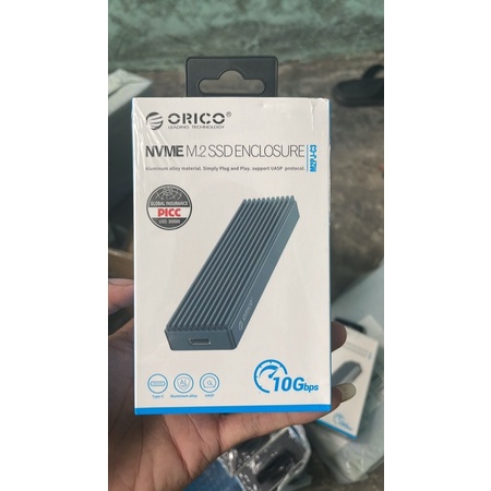 box ORICO m2 NVME cổng USB type-C Gen2 10Gbps PCIe M2 NVME