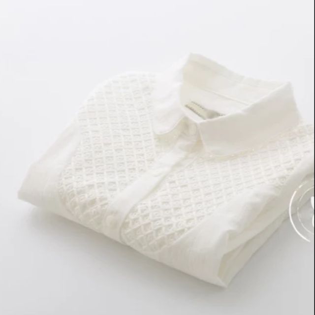 Áo sơ mi bé gái có cổ đến trường 2018[ORDER]