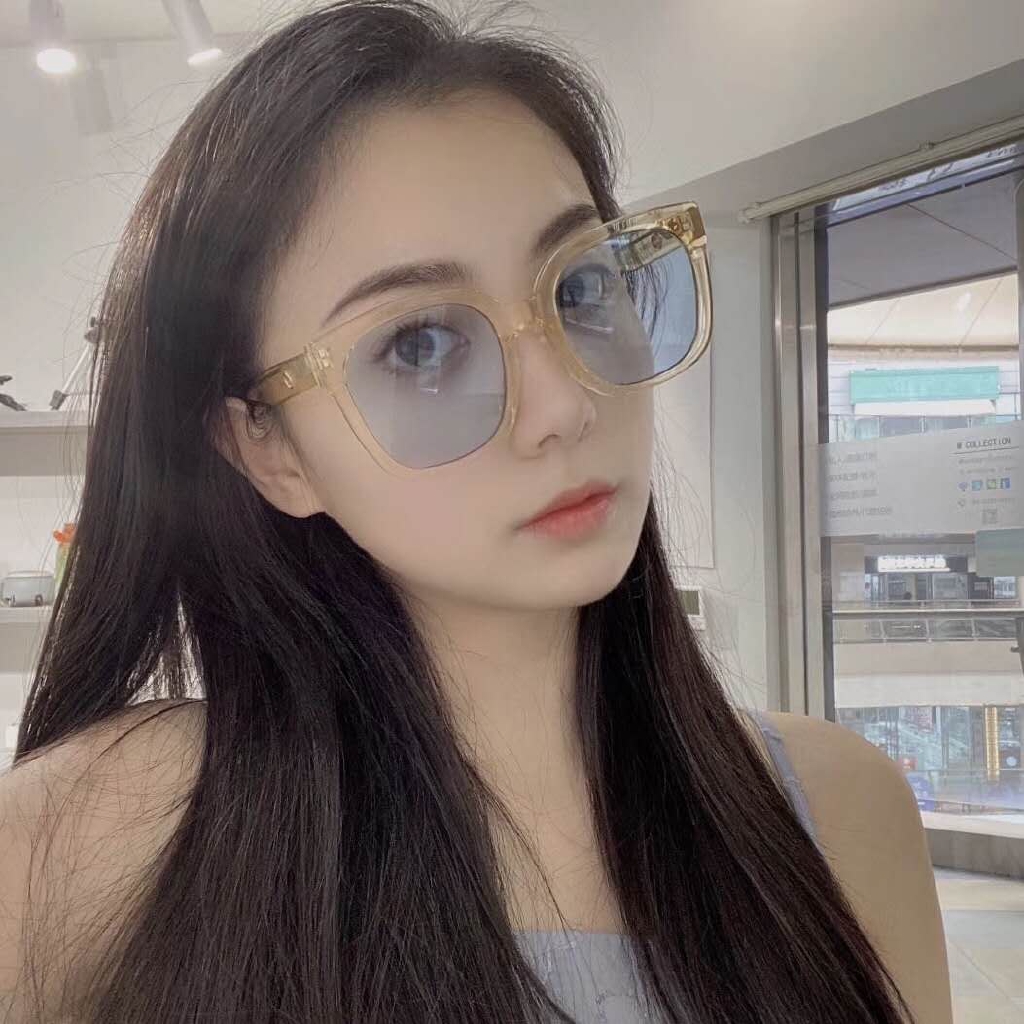 Kính Râm Acetate Vuông Màu Vàng YC1