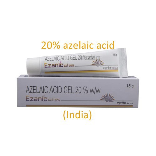 ✅EZANIC - AZELAIC ACID 20% - MỜ THÂM MỤN, GIẢM MỤN, SẠM, NÁM, TÀN NHANG - GEL/CREAM 15G