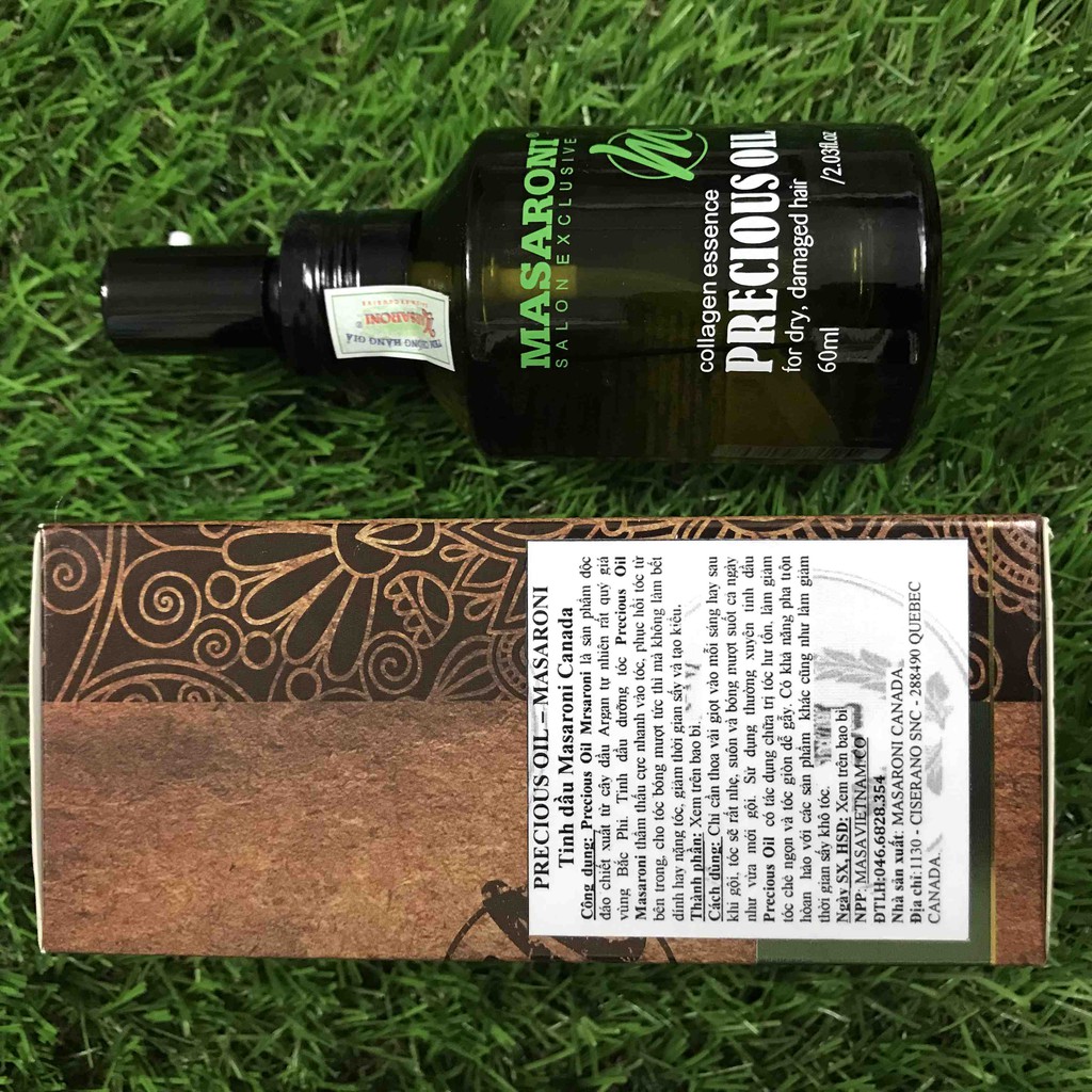 Tinh dầu dưỡng tóc Masaroni Argan Precious Oil 60ml